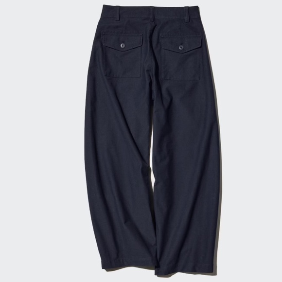 Uniqlo Jersey Barrel Pants in Navy - Picture 7 of 7